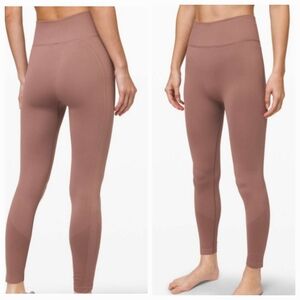 Kora High Rise Contour Leggings, Pink, Women's Size Large